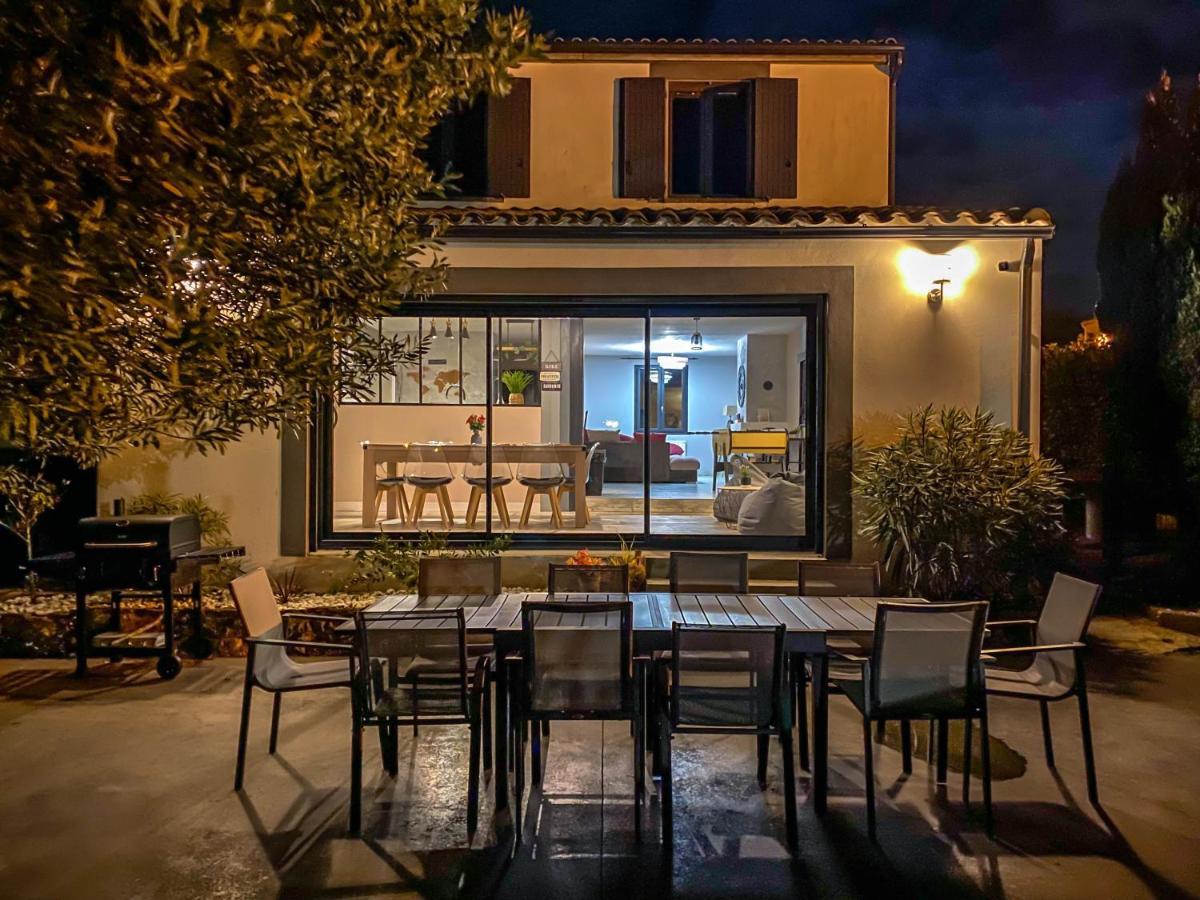 Carcalove - Pool, Billard & Jacuzzi - 10Pax Fontiès-dʼAude Dış mekan fotoğraf
